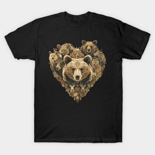 Grizzly Bear Timid Teds T-Shirt